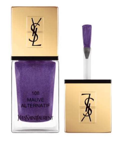 ysl 108 mauve alternativ|La Laque Couture Nail Polish .